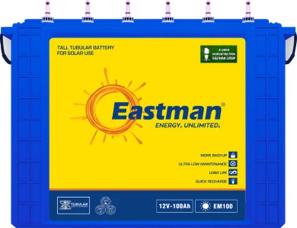 EASTMAN JUMBO Tall Tubular battery 240Ah